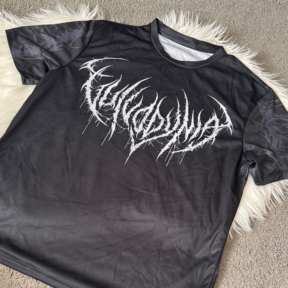 Black Graphic Men's Shirt